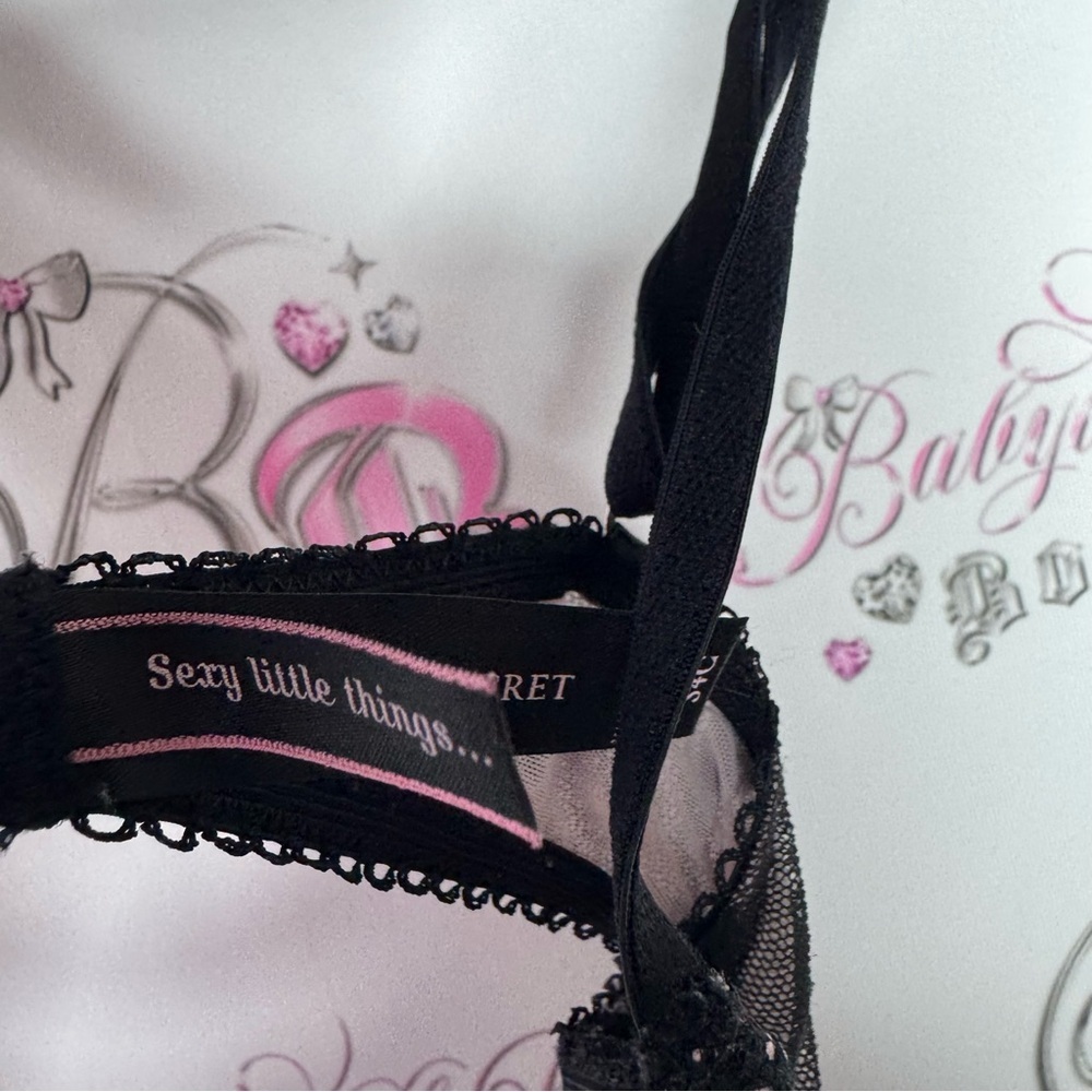 Victoria secret apron sexy little things open back tie up ribbon bow sexy y2k - Picture 4 of 7
